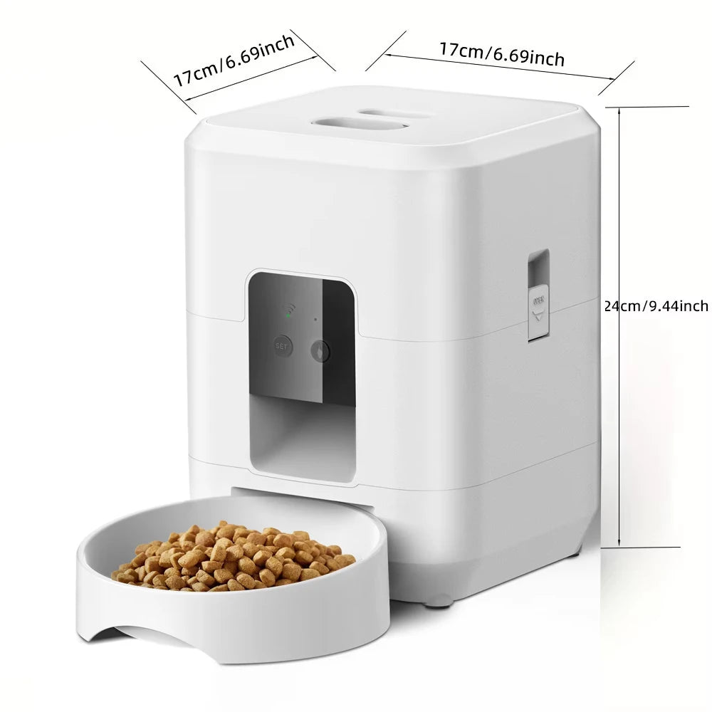 2L WIFI Control Smart Pet Feeder Automatic Dog Feeder OEM Cat Dog Dry Food Dispenser Timed Quantitative Automatic Dog Feeder