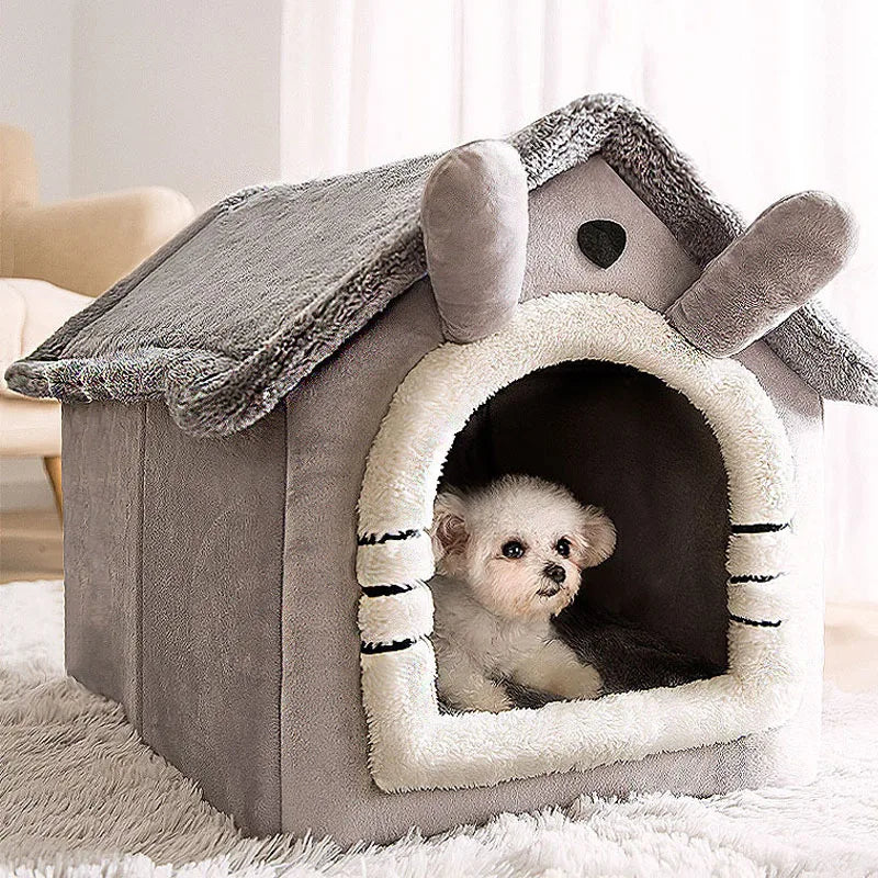 Breathable Warm Plush Pet Bed Dog House Washable Soft Cat Cushion Kennel for Small Medium Large Dogs Pet Supplies
