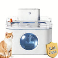 3L Wireless Cat Water Fountain 5200mah Rechargeable Smart Sensor Cordless Automatic Pet Water Fountain Cat Water Dispenser