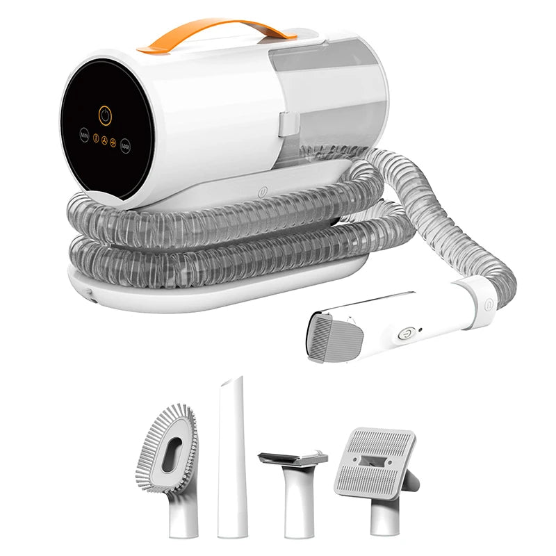 Pet Grooming Tools and Vacuum Pet Hair Remover Large Capacity Dog Grooming Vacuum for Shedding with 5 Low Noise Dog Hair Dryer